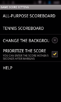 C3Z_Appli Game Settings score